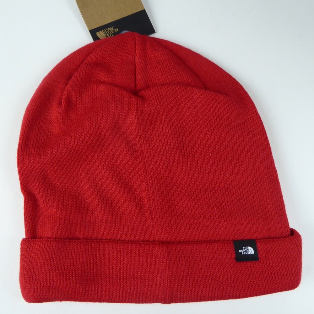 North Face Hat Wide Cuff TNF Embroidered Cap NWT - Picture 4 of 5